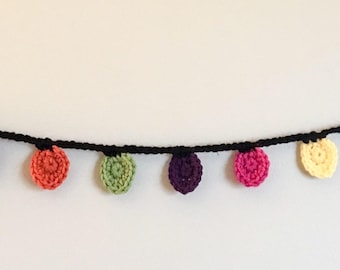 Christmas Bulb Garland - Crochet