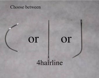 Curved, Straight or "J" Hair weaving Needle