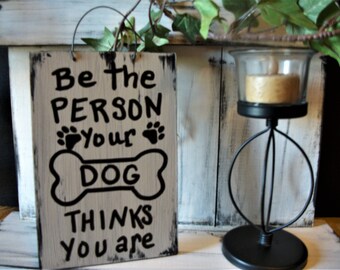 Cute dog sign | Etsy