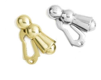 Dundas Covered Door Escutcheon Bright Chrome
