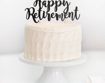 Retirement cake Etsy