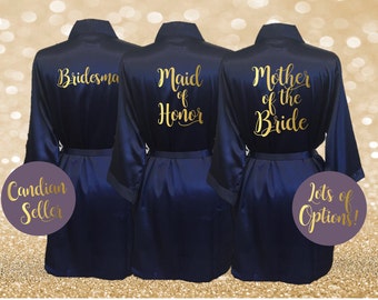 Bridesmaid Robes Bridal Party Robes Bride Wedding Party Robes Bridesmaid Gift Bridesmaid Box Bridesmaid Proposal Will You Be My Bridesmaid