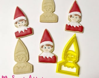 Elf on the Shelf Cookie Cutter | Christmas Cookies | Baking | Christmas Gift