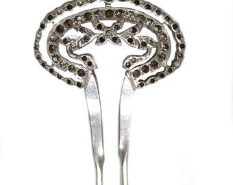 Vintage Victorian Paste Hair Jewelry Pin