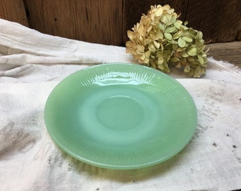 Fire King Jadeite Saucer/Oven Ware/Made in USA