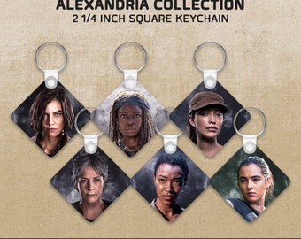 Women of Alexandria: The Walking Dead-inspired Key Chain