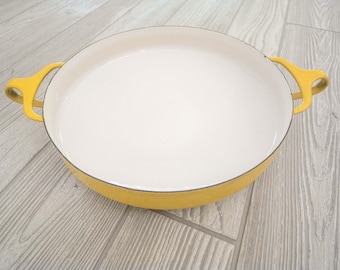 XL Dansk Paella Pan Koebenstyle by Jens Quistgaard in yellow