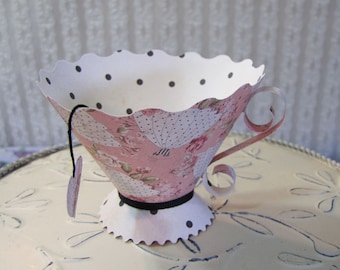 Paper tea cups | Etsy