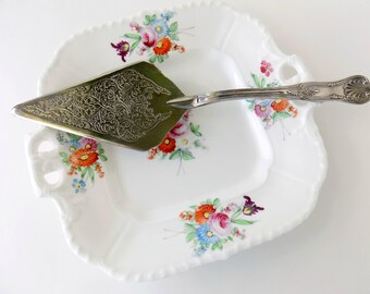 Silver Plate Cake Server. Pastry Server. Wedding Cake Server. Silverplate Flatware. Serving Utensil. Bridal Silverware. Vintage Tea Party.