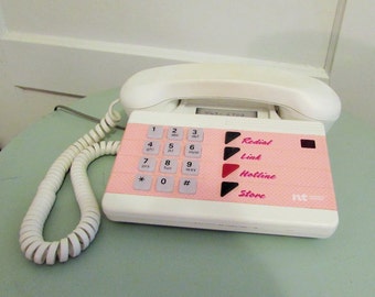 pink 90's phone, made in Canada