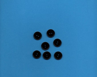 48 buttons basic black edges o 1.60 cm