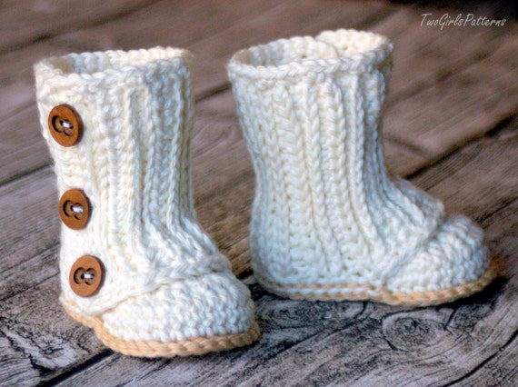 Crochet Pattern 112 Baby Wrap Boot Instant Download PDF