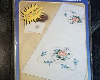 Bucilla Dresser Scarf Embroidery Kit - 63318