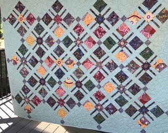 Aboriginal fabric quilt