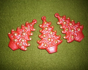 3 Christmas ceramic pendant