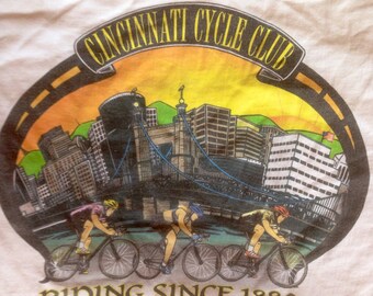 Vintage Cincinnati Cycle Club t shirt
