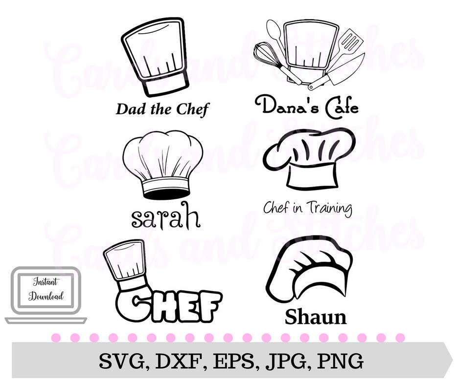 Download Chef's Hat SVG Kitchen SVG Cooking SVG Cricut Cut