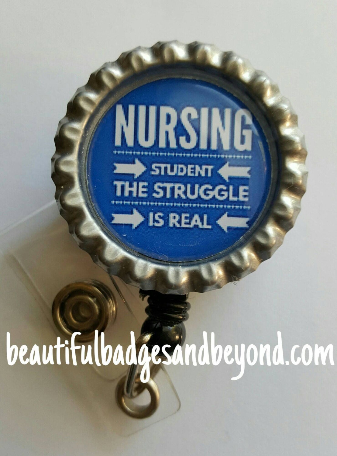 Nursing Student Retractable Name Badge Holder Reel 2