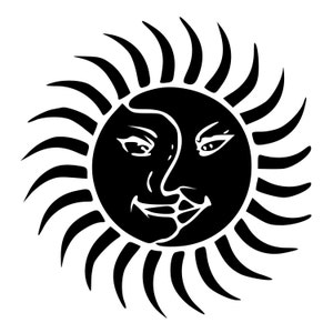 Sun And Moon Decal 