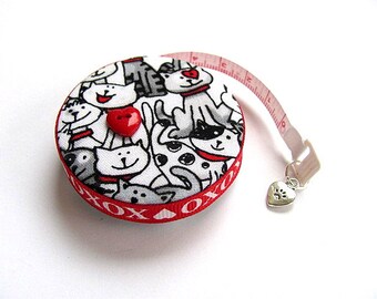 Measuring Tape Graphic Dogs Retractable Tape Measure