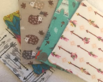 5 Pack Reusable Face Wipes