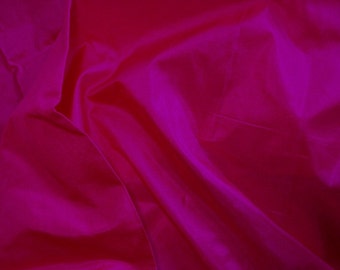 Silk Taffeta in Hot Pink-Fat quarter-TF26