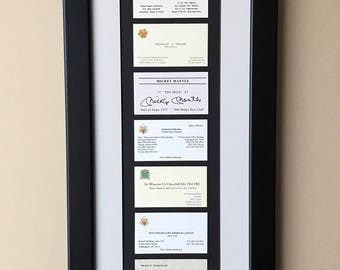 business card frame