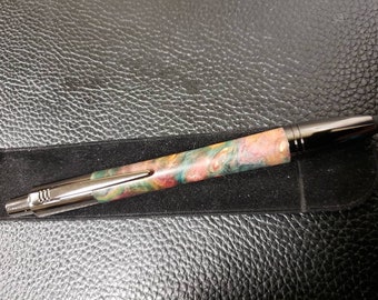 Handmade writing pen and stylus in one