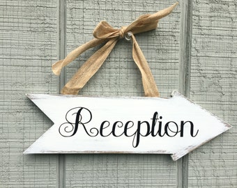Beautiful Rustic Ivory 'Whitewashed' Painted Sign-Perfect for Weddings, Bridal Showers, Sweet 16 parties, Confirmations and so much more!