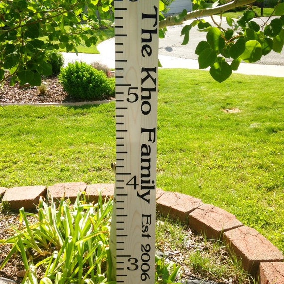 SALE Personalized Wooden Growth Chart