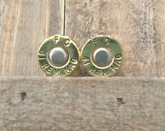 SALE!! Federal 41 mag stud earrings with titanium backs was 19.99 now 15.00