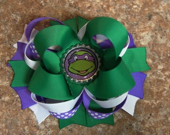 Teenage Mutant Ninja Turtles Hair Bow Donatello
