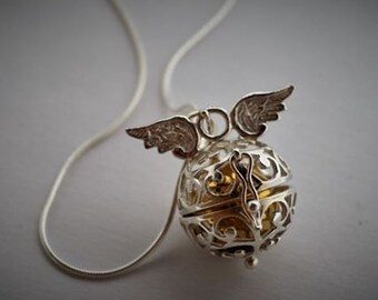 Winged Angel Caller Necklace