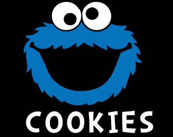Cookie Monster Onesie/Toddler/Child/Youth/Adult Shirts
