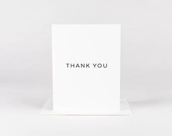 Thank You Card | Minimal Thank You | Business Stationery