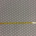 NEW BOLT by Girl Charlee white and grey dots on cotton Lycra knit fabric 1 yard