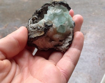 Apophyllite & peach stilbite zeolite