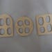 Wooden Fairy Elf plain window Door Craft kids magical garden tree yard decoration