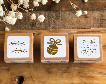Pretty Japanese Wooden Rubber Stamp for journaling, cards, tags invitations making, scrapbooking, packaging