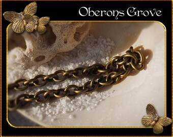 5m ovale Gliederkette bronze 5x4mm n