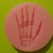 Matt mold SKELETON HAND