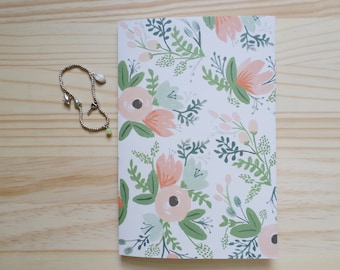 Personalized Address Book - Pink Wildflowers