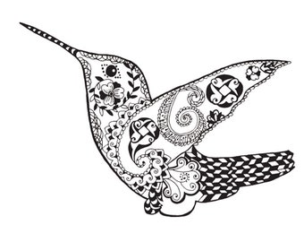 Hummingbird bird download digital file print svg, png, eps,for cricut, silhouette cut file, vinyl decal