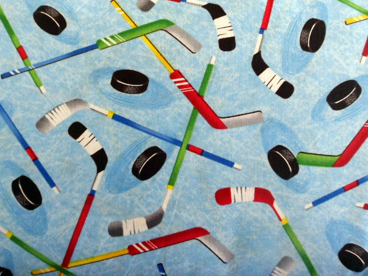 Ice Hockey Fabric Hockey Stick Fabric Hockey Puck Fabric