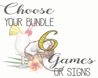 Choose Any 6 Games or Signs