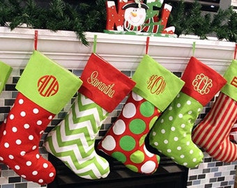Christmas Stockings | Personalized Christmas Stockings | Monogrammed Christmas Stocking | Family Christmas Stockings | Personalized Stocking
