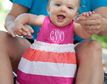 Monogrammed Tank Top Dress