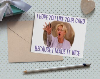 Real Housewives of New York Dorinda Medley Card RHONY Greeting Card