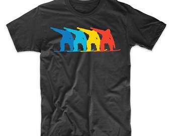 Snowboarder Retro Pop Art Snowboarding Graphic T-Shirt