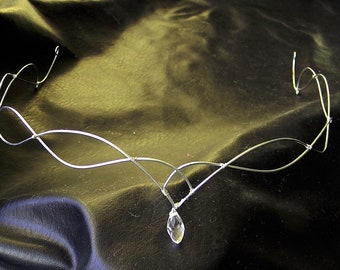 Woodland elf tiara / elven headpiece / fairy/ crown elven/ tiara elven/ crown circlet / wedding crown/ tiara de unicornio/tiara de sereia.